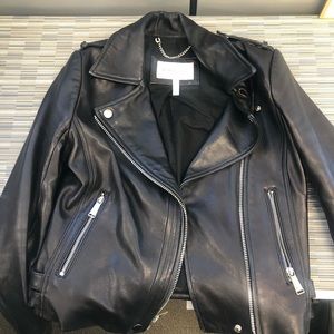 BCBG leather jacket, size XS